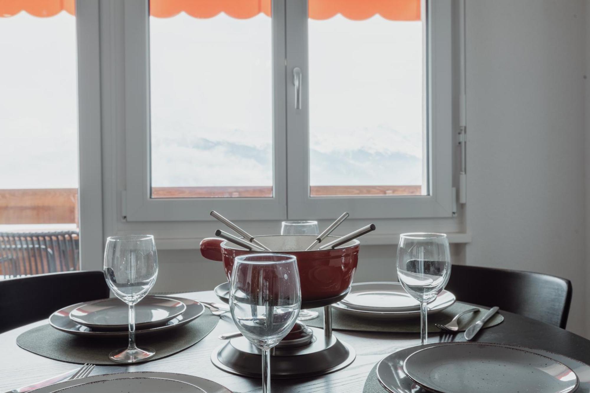 Magnifique Appartement Proche Du Centre Crans-Montana Eksteriør billede